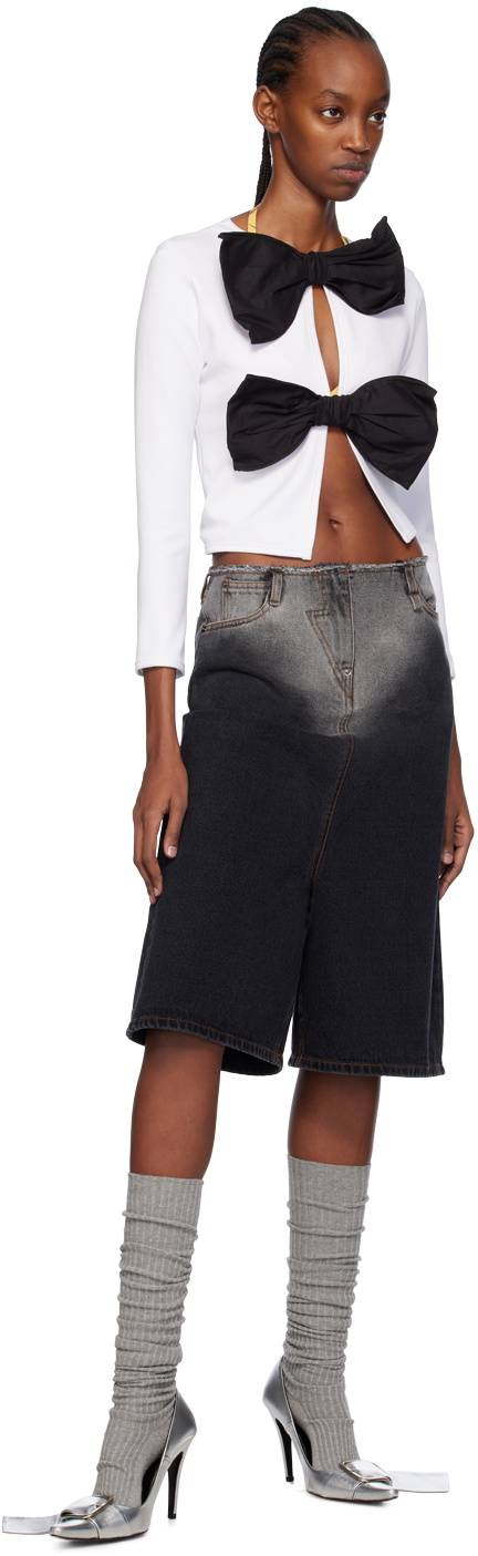 Pushbutton SSENSE Exclusive White Cardigan