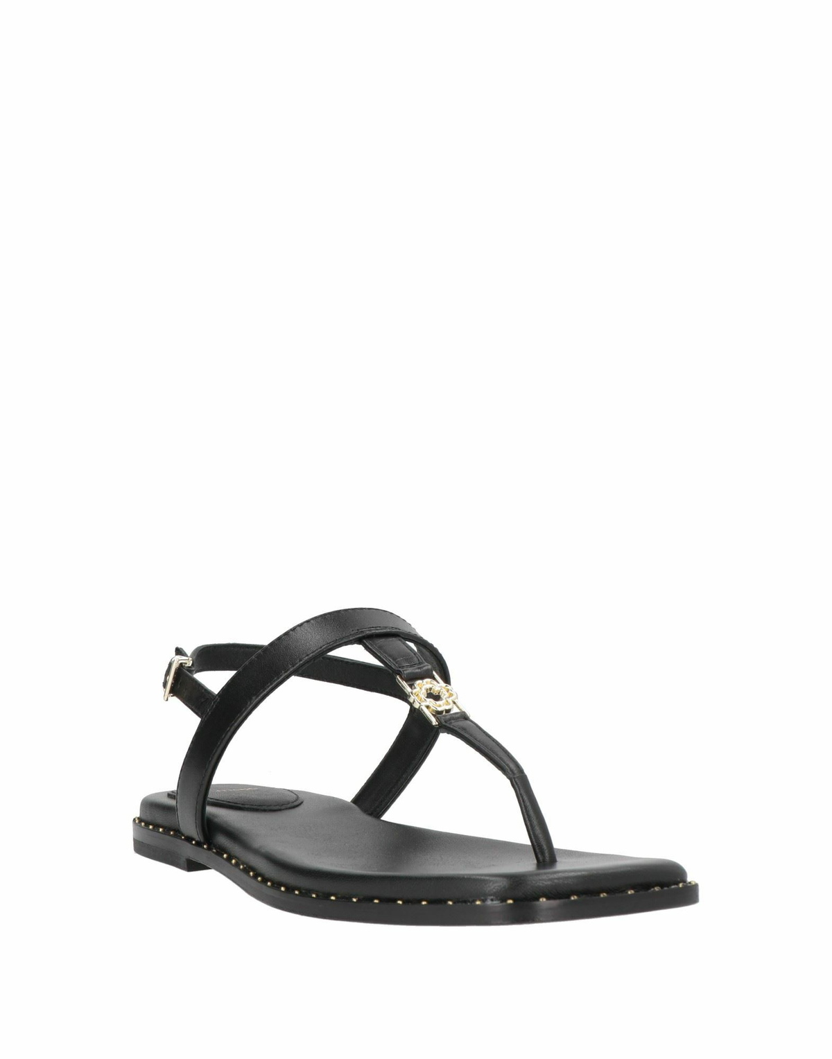Maje Womens Thong sandal in Black