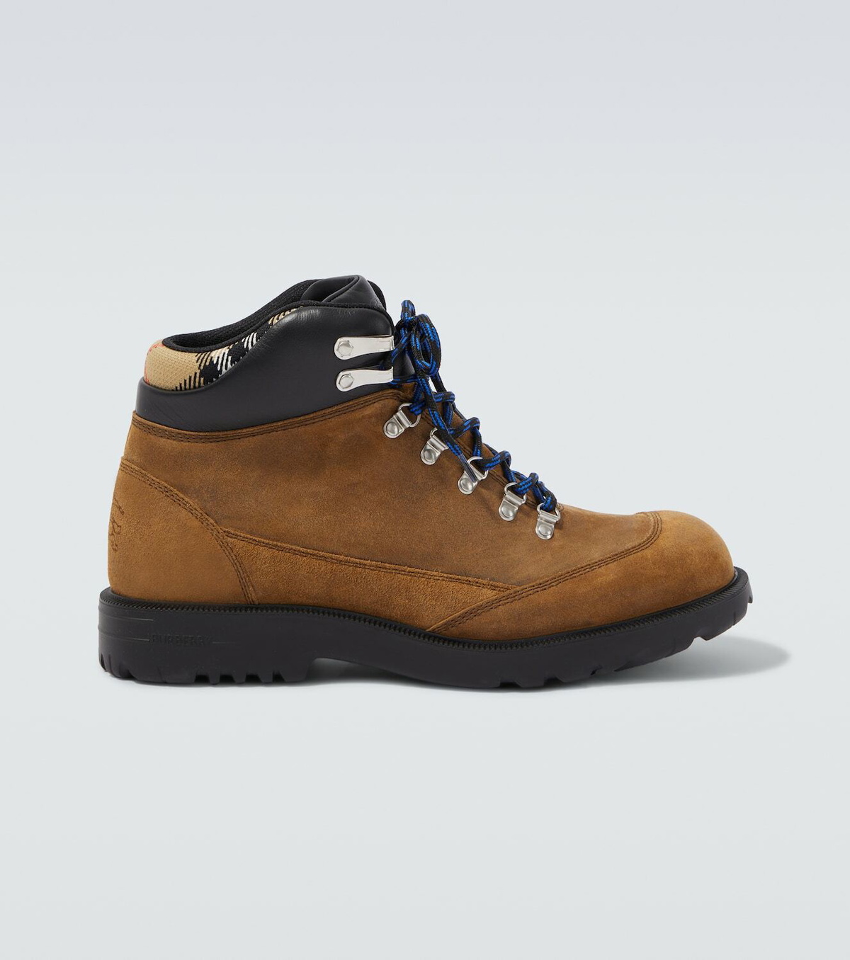 Burberry Suede lace-up boots