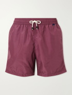 Rubinacci - Straight-Leg Swim Shorts - Red