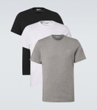 Moncler Set of 3 cotton jersey T-shirts