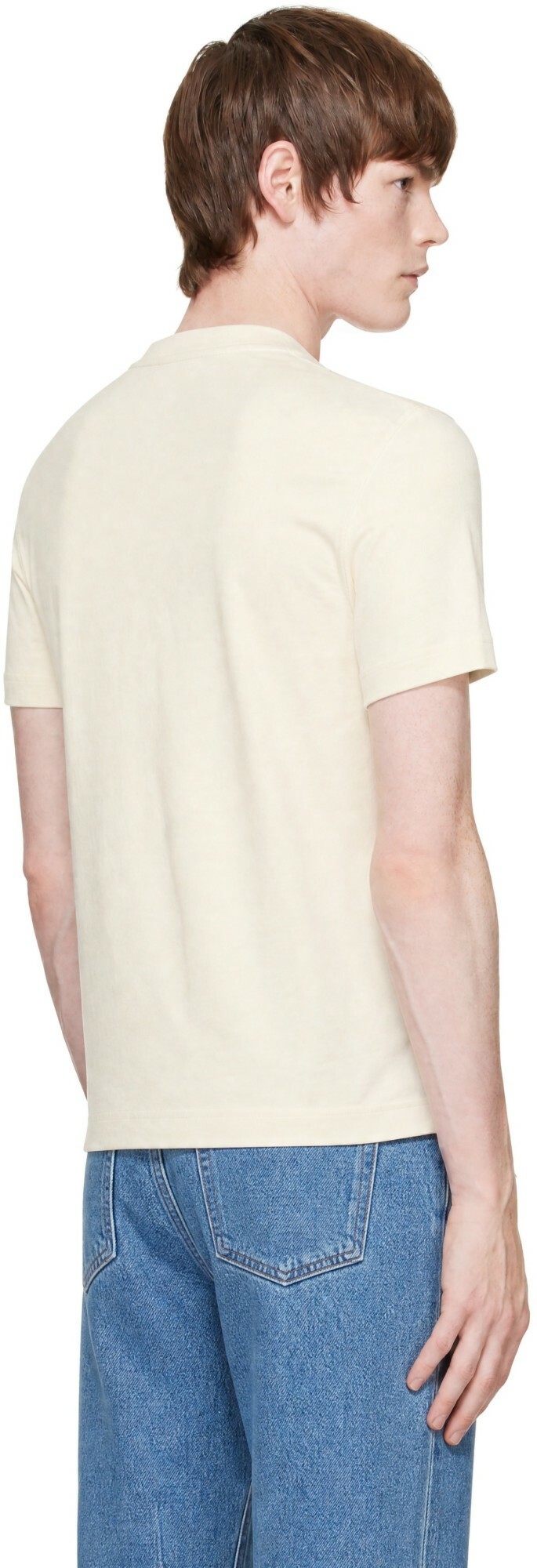 JACQUEMUS Beige 'The Gros Grain' T-shirt