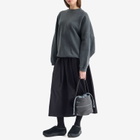 F/CE. Women's Tech Leather Cage Bucket Bag in Grey 
