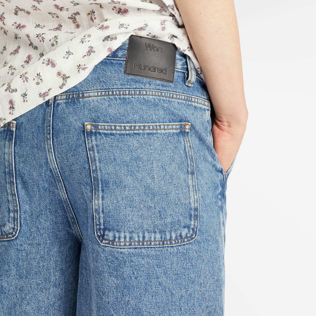 Won Hundred Men's Kyle Denim Shorts in Mable Blue