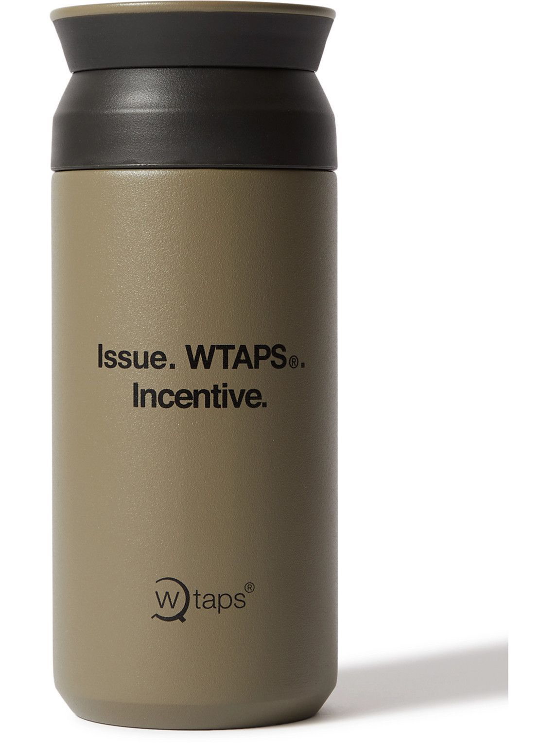 WTAPS - Logo-Print Stainless Steel Water Bottle, 350ml WTAPS