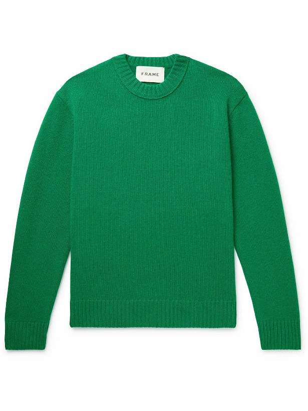 Photo: FRAME - Cashmere Sweater - Green