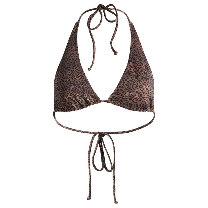 Photo: Fruity Booty Women's Shania Halter Bikini Top in Brown