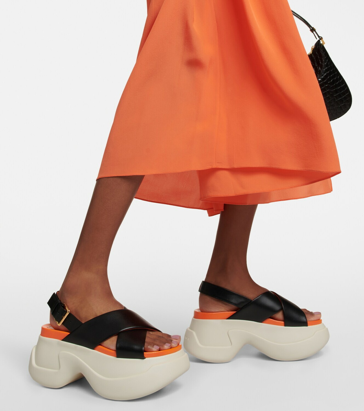 Marni - Leather platform sandals Marni