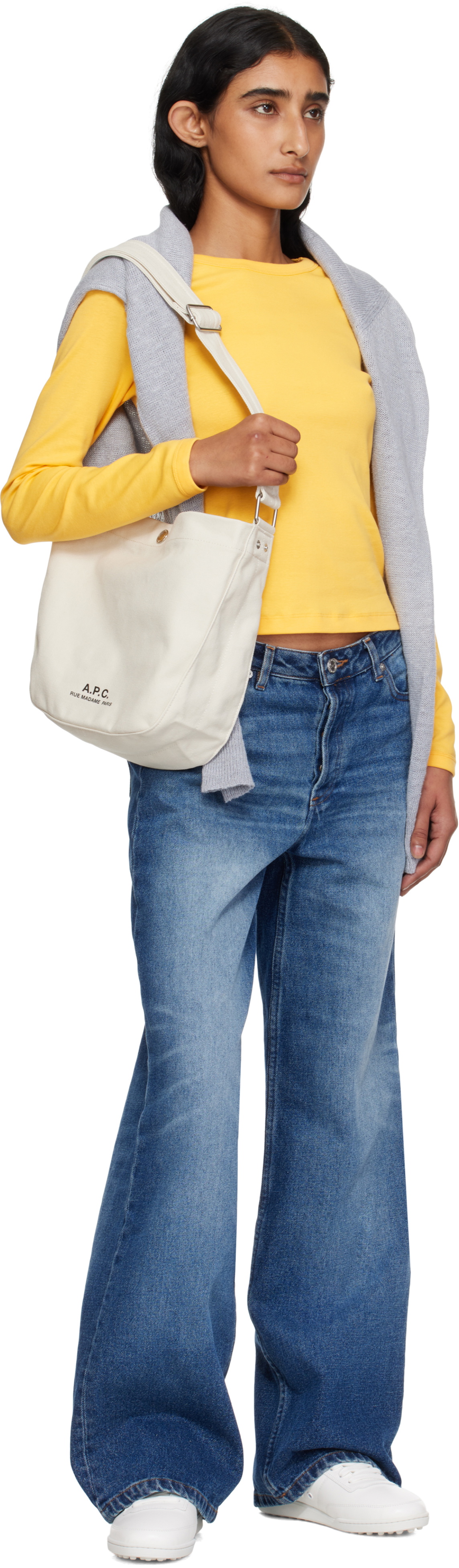 A.P.C. White Moe Sneakers