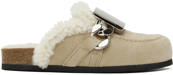 Photo: JW Anderson Beige Buckle Loafers