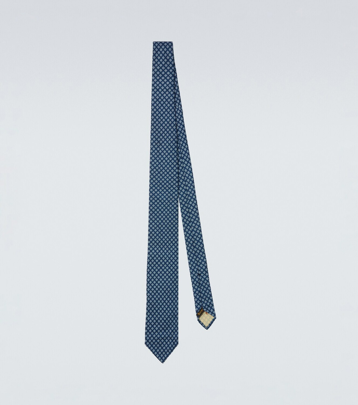Rubinacci Printed silk tie