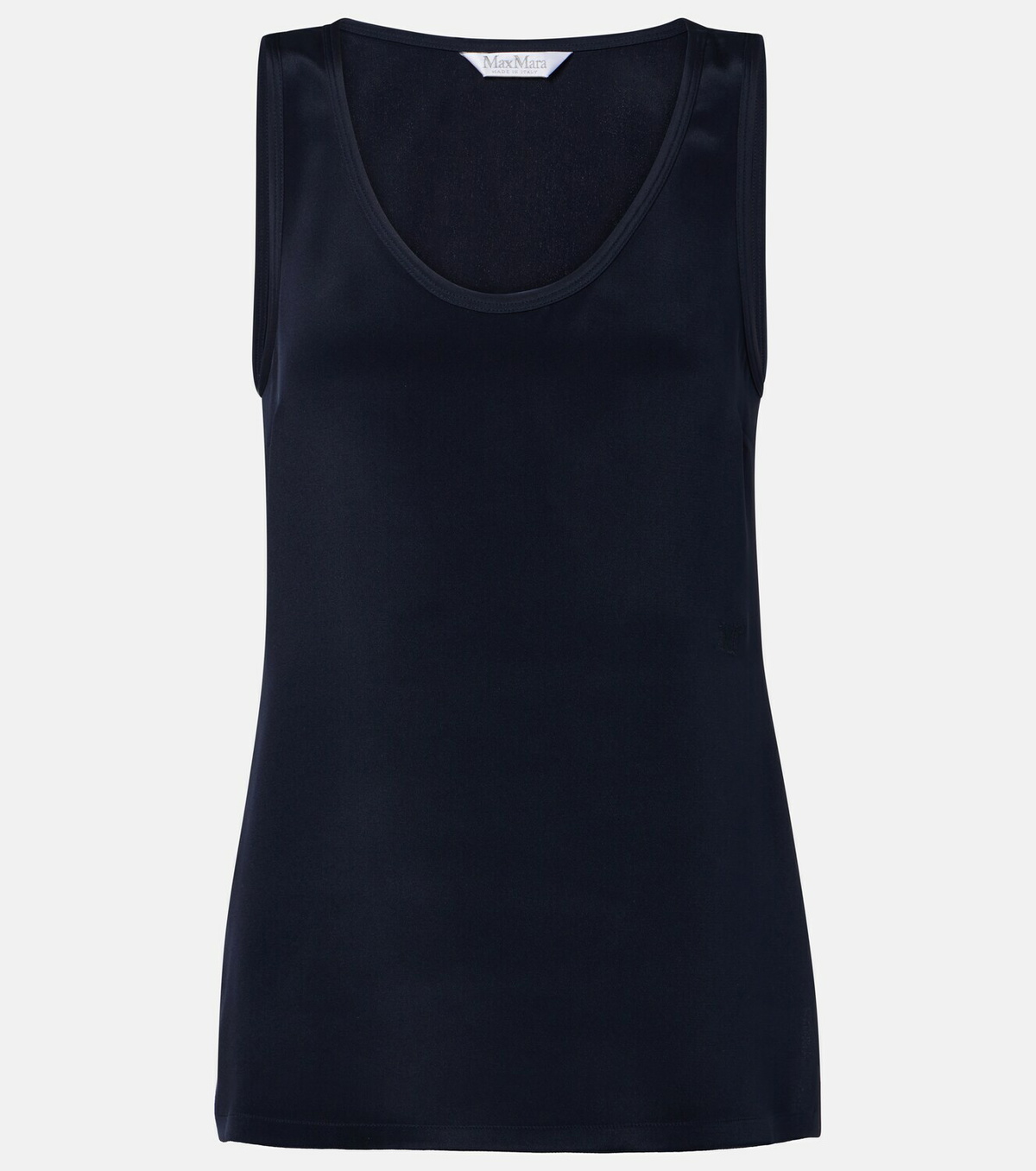 Max Mara Silk crêpe de chine tank top