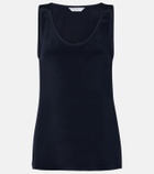 Max Mara Silk crêpe de chine tank top