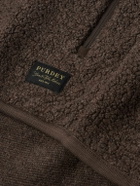 Purdey - Shell-Trimmed Bouclé Gilet - Brown