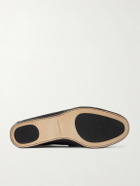 TOM FORD - Sebastian Croc-Effect Leather Loafers - Brown