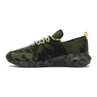 Diesel Green and Black S-KBY Sneakers