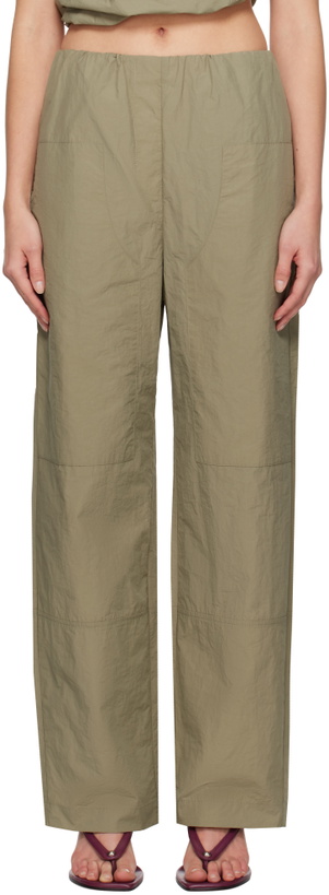 Photo: Paris Georgia Khaki Cocoon Trousers