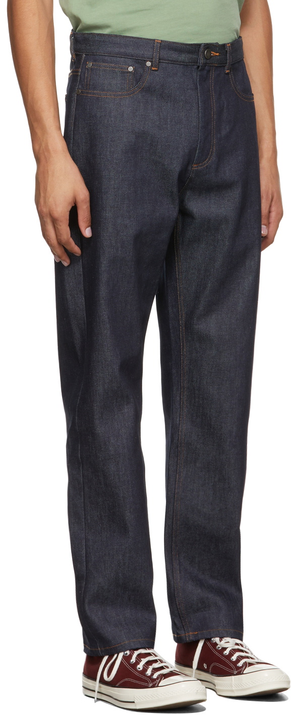 A.P.C. Navy Suzanne Koller Edition Harbor Jeans