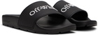 Off-White Black Bookish Pool Slides