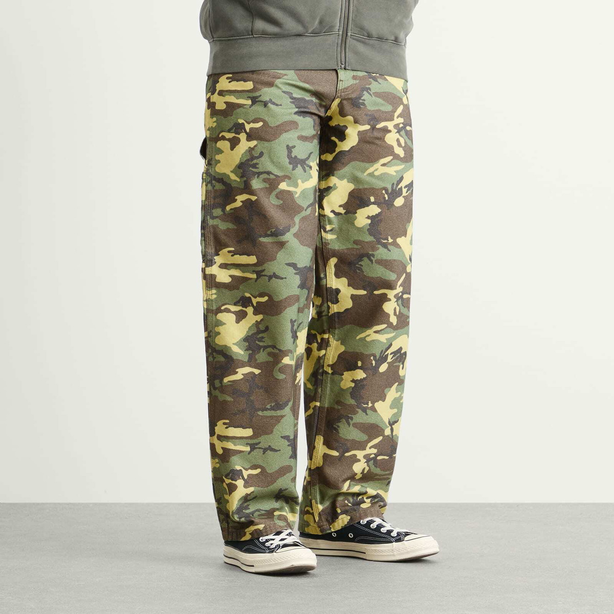Stan Ray Men's Big Job Painter Pant in Woodland Dpm Duck