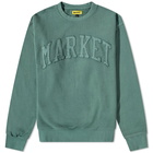 MARKET Men's Vintage Washed Crew Sweat in Alpine