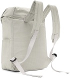 Acne Studios Gray Foldover Flap Backpack