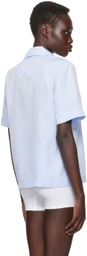 CDLP Blue Short Sleeve Pyjama Shirt