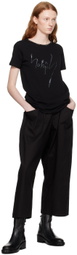 Yohji Yamamoto Black Flared Trousers