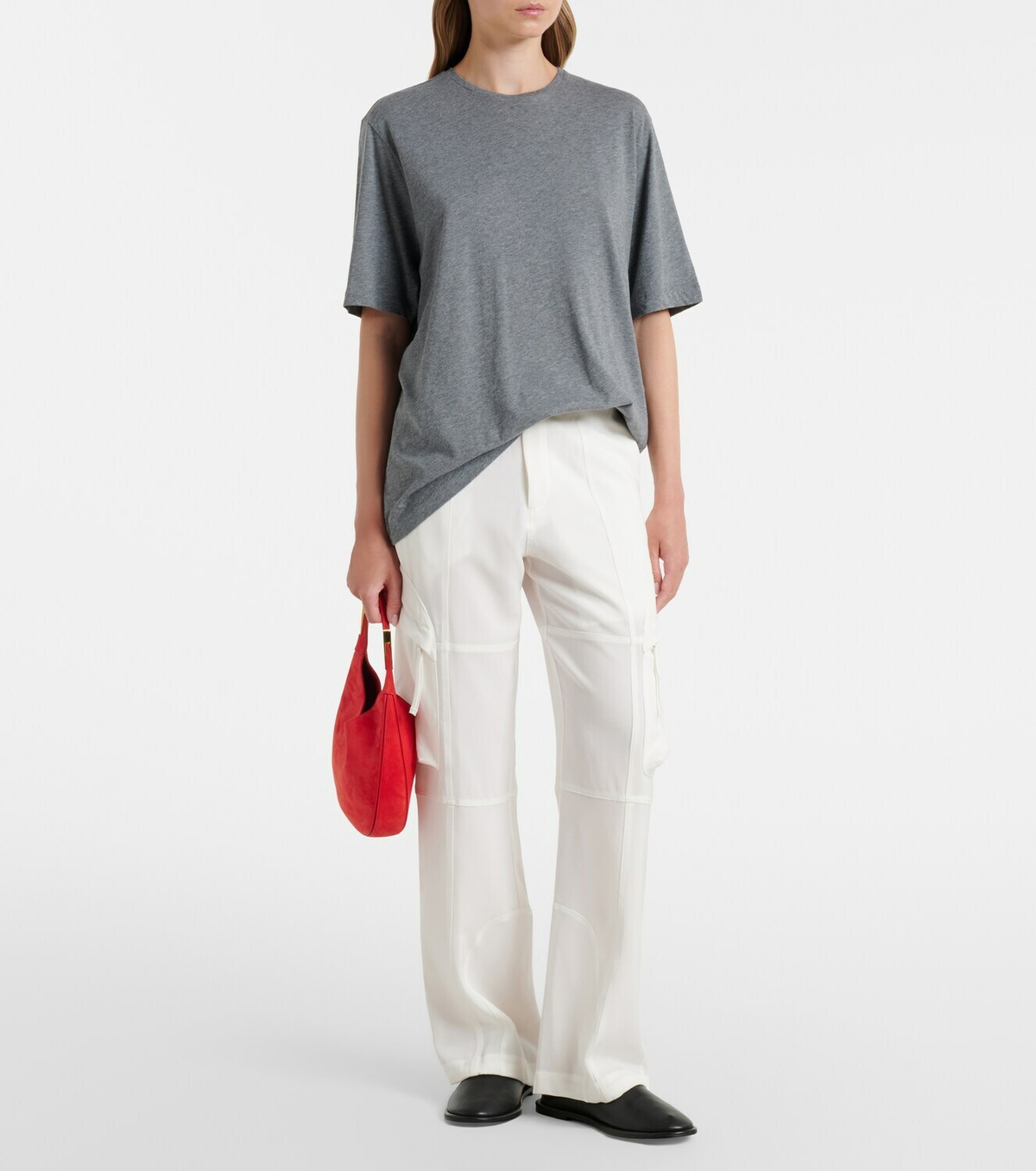 The Frankie Shop Harper cotton jersey T-shirt