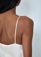 Chloé Silk Satin And Lace Tank Top