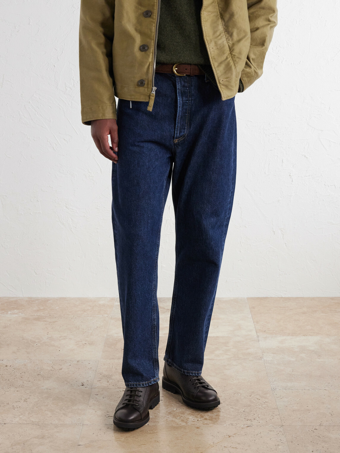 Mr P. - Full-Grain Leather Derby Shoes - Brown