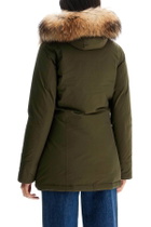 WOOLRICH luxury arctic parka with fur Khaki