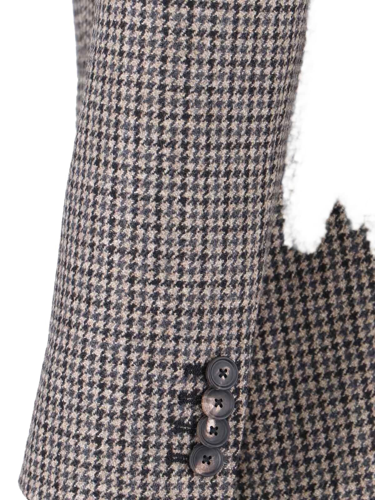 Tagliatore Double-breasted Virgin Wool Blazer
