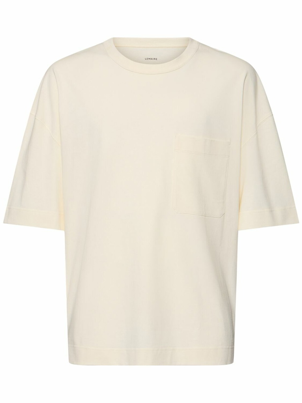 Photo: LEMAIRE Oversize Fit Cotton Jersey T-shirt
