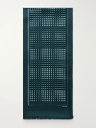 TOM FORD - Polka-Dot Silk-Satin Scarf - Green