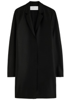 Harris Wharf London Cocoon Wool-felt Coat Black