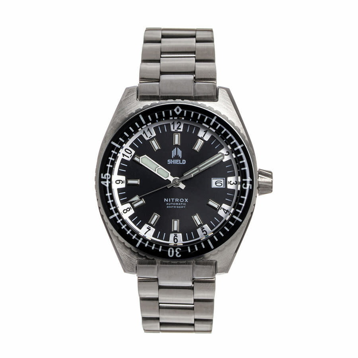 Photo: Shield Nitrox Automatic Black Dial Mens Watch SLDSH114-1