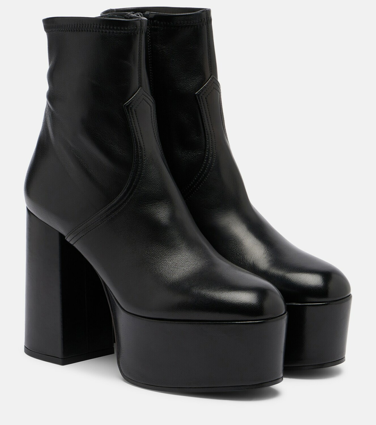 Valentino Garavani Fawcette leather platform ankle boots