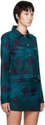 Ahluwalia Blue Woolmark Prize Edition Jacket