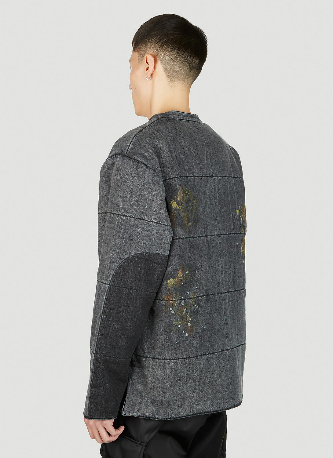 Liberaiders Paint Splatter Denim Jacket