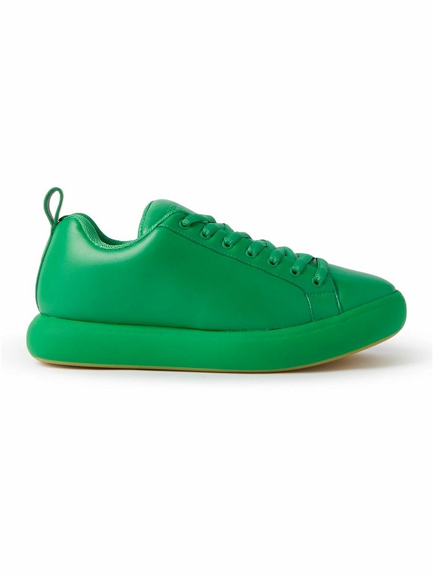 Photo: Bottega Veneta - Leather Sneakers - Green