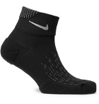 Nike Running - Elite Cushioned Stretch-Knit Socks - Black