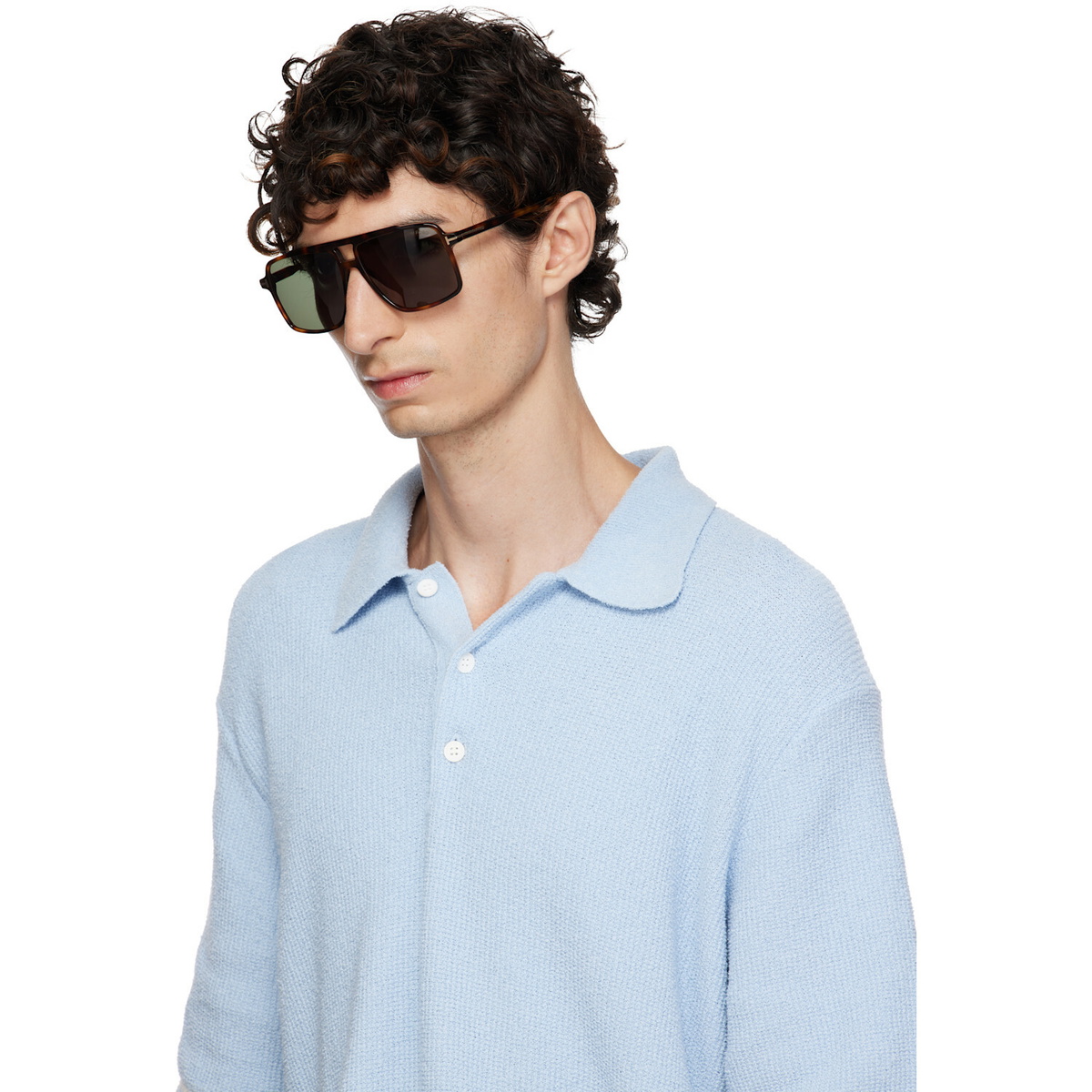 TOM FORD Brown Kemp Sunglasses