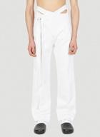 Signature Wrap Jeans in White