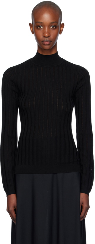 Photo: BOSS Black Wool Turtleneck