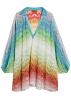 Missoni Patterned Metallic-knit Cover-up Multicoloured