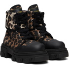 GANNI Brown & Black Trail Boots