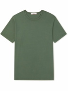 Mr P. - Garment-Dyed Organic Cotton-Jersey T-Shirt - Green