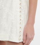 Zimmermann - Belted high-rise shorts