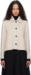 Max Mara Taupe Wolf Jacket